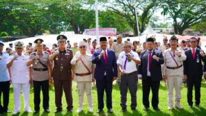 Foto: Salah satu dokumentasi Wakil Bupati Rendi Solihin di acara Peringatan Peristiwa Merah Putih Sangasanga ke-77