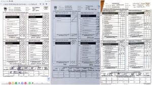 Foto: (1)Foto/lampiran C1 TPS 006, Desa Liang, Kecamatan Kota Bangun. (2)Foto/lampiran C1 TPS 023, Kelurahan Melayu, Kecamatan Tenggarong. (3)Foto/lampiran C1 TPS 015, Desa Bukit Pariaman, Kecamatan Tenggarong Seberang.