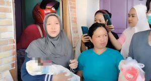 Foto: Penemuan bayi perempuan di semak-semak dekat pohon pisang pada Kamis (22/2/2024)