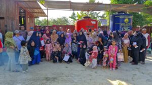 Foto: Peresmian Program Penyulingan Air Bersih di Sanga-sanga.