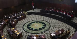 Foto: Gugatan Perselisihan Hasil Pemilihan Umum (PHPU) yang diajukan pasangan calon nomor urut 03, Ganjar Pranowo-Mahfud MD.