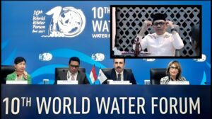 Di panggung megah World Water Forum (WWF) ke-10 yang terselenggara pada Rabu (22/5/2024) di Bali, Andi Harun, Wali Kota Samarinda.