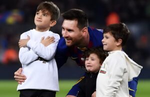 Foto: Momen Kebersamaan Lionel Messi dan Thiago Messi.