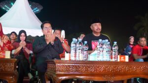 Foto: Suasana acara puncak peringatan bulan Bung Karno yang diselenggarakan PDI Perjuangan pada Senin (1/7/2024).