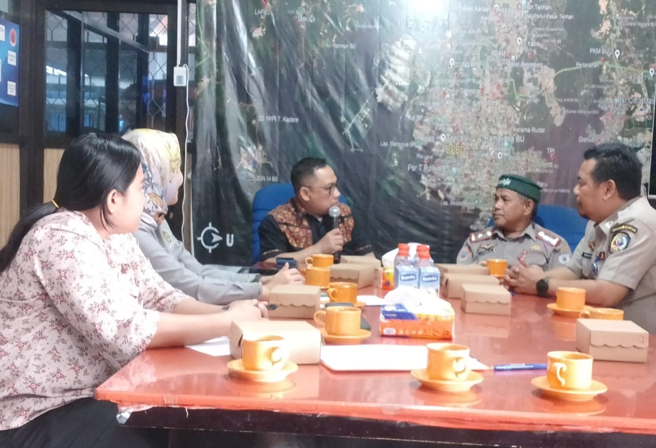 DPRD Kaltim melakukan kunjungan kerja ke kantor BPBD Kota Bontang, Jumat (5/7/2024).