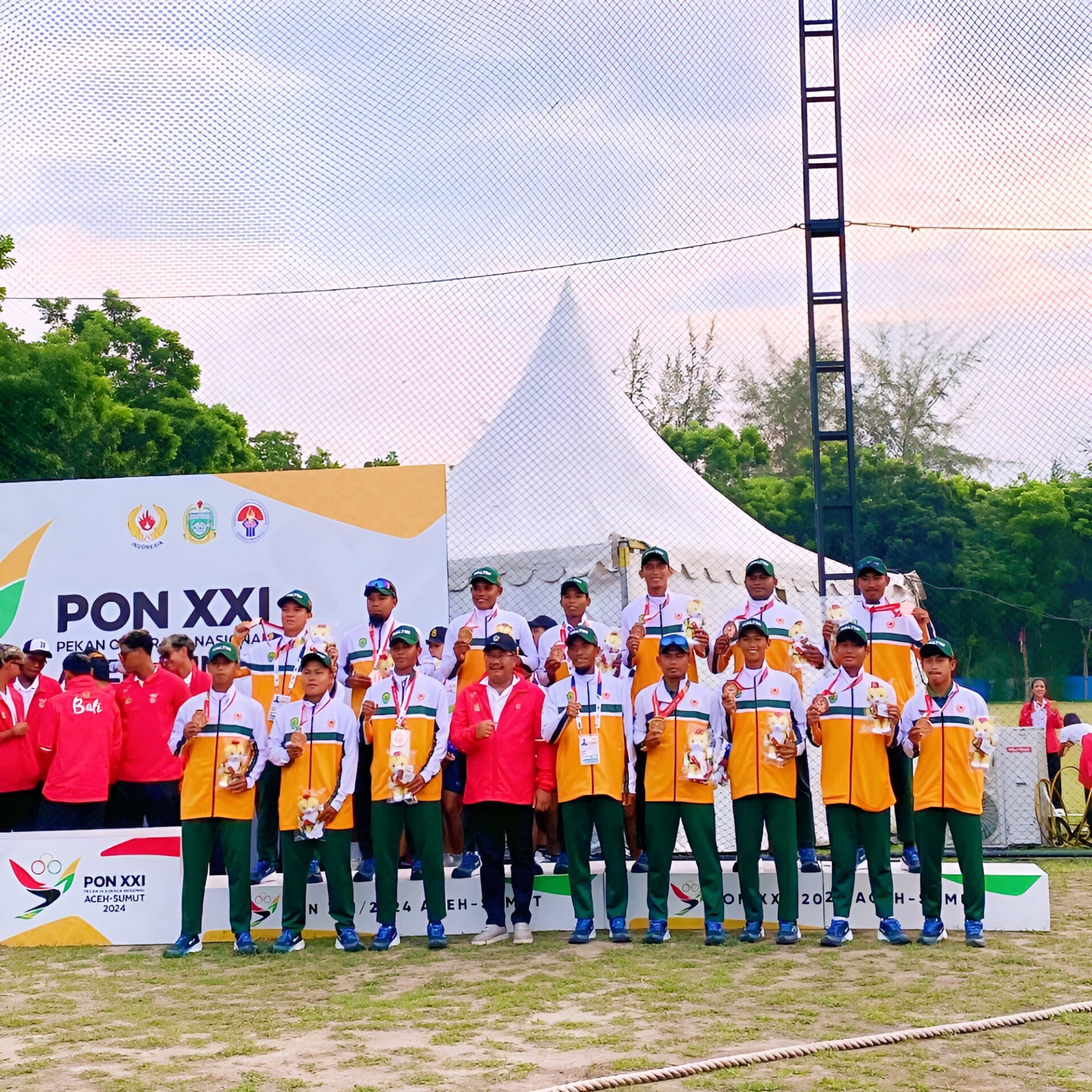 Foto: Cricket Putra Kaltim meraih Medali Pertama untuk Kontingen Kaltim dalam Pekan Olahraga Nasional (PON) ke XXI/2024 di Aceh dam Sumut.